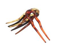 Alipis 4 Pezzi Forcine Capelli Forma di U Eleganti Vintage con Stampa Leopardo Fermagli Minimalisti per Chignon e Acconciature Raffinate da Donna Accessori Resistenti e Lucidi per Styling