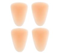 Alipis 4 pezzi Ginocchiere in Silicone Adesive per Protezione Alta Elasticità per Corsa Danza Calcio Yoga Ciclismo Arrampicata Colore Beige