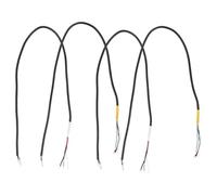 Alipis 4 Pezzi kit cablaggio chitarra accessori per strumenti musicali Cavo del della chitarra cavo dello strumento Black