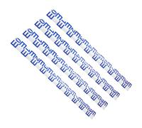 Alipis 4 Pezzi Misuratore Acqua Adesivo in Polistirene Blu, per Piloni e Pareti di Idrici, Uso Esterno, Gestione Idrologica, Curvo, Resistente alle Intemperie