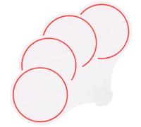 Alipis 4 pezzi Paletta Giudice Cancellabile Lavagna Monofacciale Resistente Tavoletta Voto Riutilizzabile per Votazioni e Quiz in Classe Segnapunti Portatile e Facile da Pulire