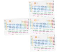 Alipis 4 Pezzi Poster Della Tavola Periodica Elementi per Decorazione Murale Poster Didattico per Aula per Scuole e Homeschooling Facile da Leggere e Comprendere Materiale Resistente