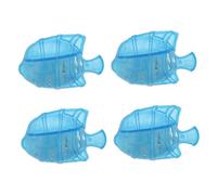 Alipis 4 Pezzi Pulitore per Umidificatori a Forma di Pesce, Filtro in Plastica Blu per Vasca, Riduce Polvere Bianca e Pulisce Minerali, Accessorio per Evaporatori e Acquari