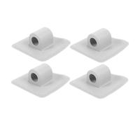 Alipis 4 Pezzi Supporto Motore per Barche Gonfiabili Interno Kit per Kayak da Pesca Staffa in PVC Resistente per Montaggio Motore su Canoa e Gommone Facile Installazione e Rimozione