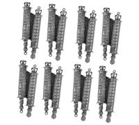 Alipis 4 Set Cancello Sacro Rotolo Arredamento Sacro Porta Pergamena Preghiera Davanti oggettistica casa Decorazione casa mezuzà Decorativa Artigianato mezuzah in Metallo Lega di Zinco