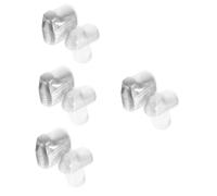 Alipis 4 Set Del Piede Del Esposizione Del Piede Del Manichino Espositore Calza Calzini Scarpe Mare Scarpe Transparent Pvc 50 Pezzi*4