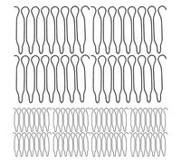 Alipis 40 pezzi di forcine invisibili a forma di U per capelli per una tenuta salda, mini pettine per fissare frangia e acconciature, strumento semplice per lo styling per donne e