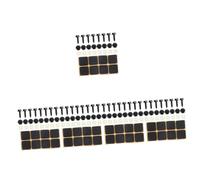 Alipis 40 Set Kit Viti per Targhe Auto Set da Viti Sicurezza Inossidabili per Fissaggio Targa Resistente e Facile da Installare Accessori per Auto Design Elegante per Targhe Anteriori e