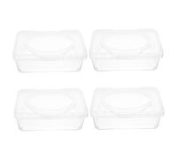 Alipis 4pcs Wipes Wipes Dispenser Box Wake Wipes Osspenser Scota Di Pacchia Tessue Scatola Per Baby Wipes Dispenser Porta