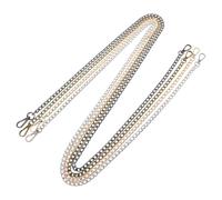 Alipis 4pezzi Catene in Metallo per Borse Tracolla Catena Sostitutiva per Borse Tracolla e Borsette Hardware in Lega di Zinco per Fai da Te Design Fibbia per Facile Aggancio e Sgancio Fin