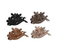 Alipis 4pezzi Fermagli per Capelli Forma di Fiore Presa Forte Design Opaco Antiscivolo Eleganti Accessori per Capelli per Uso Quotidiano e Occasioni Speciali Comodi e Sicuri