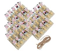 Alipis 5 Confezioni di Cartelle Portafoto di Mucche Fermagli per Borse Foto di Mucche Testa di Mucca Decorazione di Mucche Morsetto per Foto Accenti per Feste di Mucche Spilla