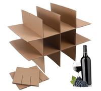 Alipis 5 pezzi Kit Divisori Scatole Trasloco in Cartone Corrugato per Bicchieri e Oggetti Fragili Protezione Robusta e Riutilizzabile per Imballaggi Sicuri