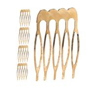 Alipis 5 pezzi Pettini Laterali in Metallo per Capelli Donna Pettinini Piccoli Leggeri e Versatili Accessori per Acconciature Eleganti e Sicure Adatti Tutti i Tipi di Capelli