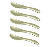 Alipis 5 pezzi Spatole in Metallo per Crema Occhi e Viso Applicatori Cosmetici Riutilizzabili Design Compatto ed Elegante Pratici per Assorbimento e Igiene