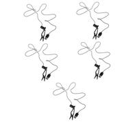 Alipis 5 Pezzi Strumento Clicker Clic Di Presentazione Clicker Di Dito Simulato Clicker Per Lo Schermo Clicker Dello Schermo Per La Radio Clic Di Trasmissione Contatore Clic Plastica Nero