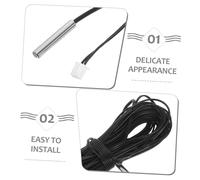 Alipis 5 Pezzi Termistore Ntc Alta Precisione con Cavo Temperatura Frigorifero e Freezer Ricambio Termostato per Controllo Accuratezza e Prevenzione Ghiaccio