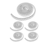 Alipis 5 Rotoli Strisce di Strass Autoadesive, Rhinestone Ribbon, da 1 Yard, 1cm di Larghezza, per Abiti da Sposa, Scarpe, Borse e Decorazioni Fai da Te per Party e Casa