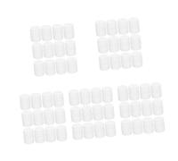 Alipis 5 Set Bottiglia Solida Hdpe Con Tappo Piccole Bottiglie Polvere Contenitori Da Viaggio Per Liquidi Piccoli Contenitori Per Medicinali Bottiglia Di Compresse Bianca 12 Pezzi*5