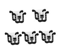 Alipis 5 Set Scarpiera Da Parete Porta Racker Sospeso Il Unità Tazza Mensola Doccia Scarpiera Bagno Mensola Appendiabiti Scarpiera Da Bagno Scarpiera Da Corridoio Plastica Black 2 Pezzi*5