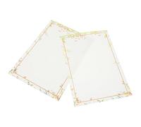 Alipis 50 fogli Carta da Lettere Vintage Carta Spessa per Scrittura Scorrevole Stile Retrò Cinese per Lettere Poesie e Inviti per Calligrafia e Note Artistiche