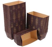 Alipis 50 Fogli Di Carta Per Plumcake Teglia Per Plumcake Teglia Riutilizzabile Teglia Per Plumcake