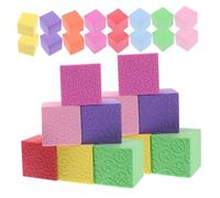 Alipis 50 Pezzi Blocchi di Schiuma Educativi Numerici Colorati in Schiuma Morbida per Contare e Modellare Giocattoli Didattici di Geometria e Matematica per Scuola e Casa