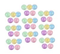 Alipis 50 pezzi Capsule Vuote Riempibili Trasparenti Macaron per Distributori Automatici Giochi Contenitori Rotondi per Caramelle e Oggetti