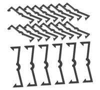 Alipis 50 pezzi Fermagli in Plastica per Ganci Pannelli Forati Blocca Ganci Sicuri per Organizzazione Garage e Officina Accessori Pratici per Fissaggio Stabile