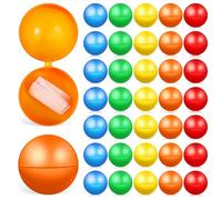 Alipis 50 Pezzi Palline Colorate per Estrazione, in Plastica per Feste | Facili da Aprire, Uso Ripetuto, Misura Uniforme, per Fiere di Comunità e Incontri