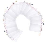 Alipis 50 pezzi Sacchetti Rete per Sapone Bag Pouch per Viso Corpo Sacchetti Porta Saponetta Multiuso per Esfoliazione Delicata e Conservazione Saponi Piccoli