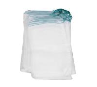 Alipis 50 Pezzi Sacco Rete in Nylon Bianco con Doppio Cordino per Frutta