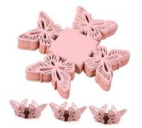 Alipis 50 Pezzi Scatole Portaconfetti per Matrimoni e Pz Decorazioni con Farfalle Contenitori Eleganti per Cioccolatini e Regali per e Celebrazioni