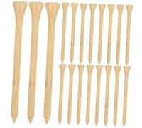 Alipis 50 Pezzi Tee da bambù Professionali Eco-compatibili Resistenti e Leggeri per Allenamento Indoor e Outdoor