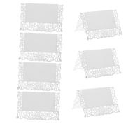 Alipis 50 Pezzi Wedding Table Place Cards Hollow Heart-shaped Blank Seating Tags For Reception Dinner Party Elegant Event Table Decoration