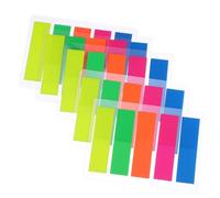 Alipis 500 pezzi Segnapagina Autoadesivi Colorati Blocchi Note Autoadesive Riutilizzabili per Studenti e Ufficio Etichette Segnapagina Riposizionabili con Forte Aderenza Senza Residui