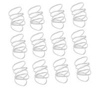 Alipis 5000pezzi Elastici per Capelli Trasparenti Grandi Adatti Capelli Spessi Resistenti e Facili da Conservare in Borsa Pratica