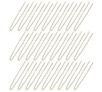 Alipis 50pezzi Fermagli Per Capelli Forma Di u in Metallo Vintage Forcina Per Chignon Francese Accessori Per Styling Dei Capelli Da Donna Colore Dorato