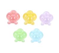 Alipis 5pezzi Carrozza Illuminata in Miniatura di Decorazioni Fosforescenti per Halloween e Natale Figure per Collezione e Artigianato