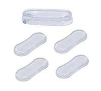 Alipis 5pezzi Cuscinetti Wc Adesivi Silicone Trasparente Per Comfort e Silenzio Per Casa e Hotel Facile Installazione e Resistente