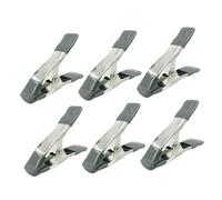 Alipis 6 Morsetti a Molla per Sfondo da 4 Pollici in Ferro Ispessito Cuscinetto Antiscivolo Clip per Fotografia Modellismo e Falegnameria Morsetti per Studio Fotografico Impugnatura