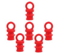 Alipis 6 Pezzi Coperture per Pali di Guardrail in Gomma Tappi di Copertura per Pali di Avvertimento e Recinzione Cappucci per Resistenti per Segnaletica Stradale e Traffico