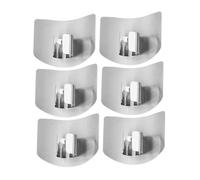 Alipis 6 Pezzi Protezione Dita in Acciaio per Taglio Verdure Guardie per Dita e Resistenti Sicurezza in Cucina per Affettare e Tritare Copertura Completa per Punta