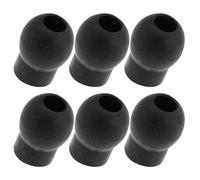 Alipis 6 Pezzi Pvc Punte in Auricolari Nero per 5-6mm Stetoscopio