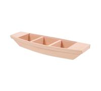 Alipis 6 Pz Mini Accessorio per L'arredo del Giardino Barca Giocare Giocattolo di Pesce Kit Casa in Miniatura Netto Mini Giocattolo Marino Navi Pescare Barche Giocattolo Oceano di Legno