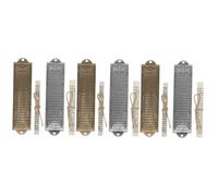 Alipis 6 Set Porte e Decorazioni per finestre Arredamento Vintage Porta Nastro a Doppio Lato messianico Decorazioni cameretta mezuzah adornare Ornamento Religioso mezuzah Metallo