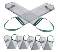 Alipis 6pezzi Sacchetti Rete Per Aglio e Radice Borsa Rete Frutta e Verdura Appendi Ortaggi Con Ventilazione Per Conservazione Lunga e Risparmio Spazio