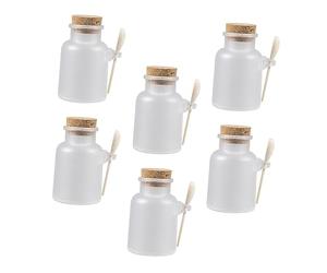 Alipis 6sets Flacone Separato Per Cosmetici Portatile Per Sali Da Bagno Ricaricabile Per Polvere Flacone Da Viaggio Per Lozioni Contenitore Per Conservare Condimenti e