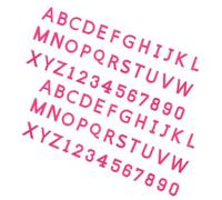 Alipis 72 pezzi Toppe Termoadesive Lettere e Numeri Ricamate A-z per Abbigliamento DIY Jeans Cappelli Accessori Facili da Applicare