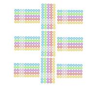 Alipis 750 pezzi Etichette Adesive Rinforzo Buchi per Carta Sfusi Cerchi Autoadesivi Resistenti per Riparazione Immediata per Quaderni Righe e Documenti Ufficio